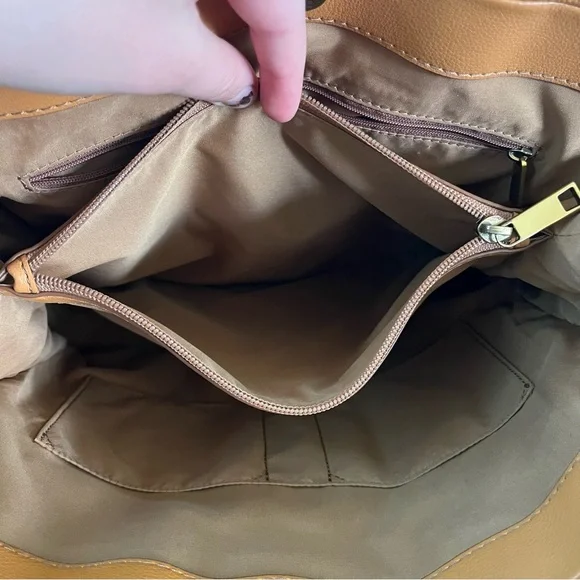 FOSSIL Kingston Carmen Sydney Maddox Stripe Tote Satchel Handbag - Picture 10 of 11